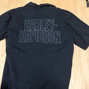 Harley-Davidson Black Embroidered Shirt